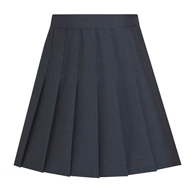 Navy Junior Stitched Down Knife Pleated Skirt (4)