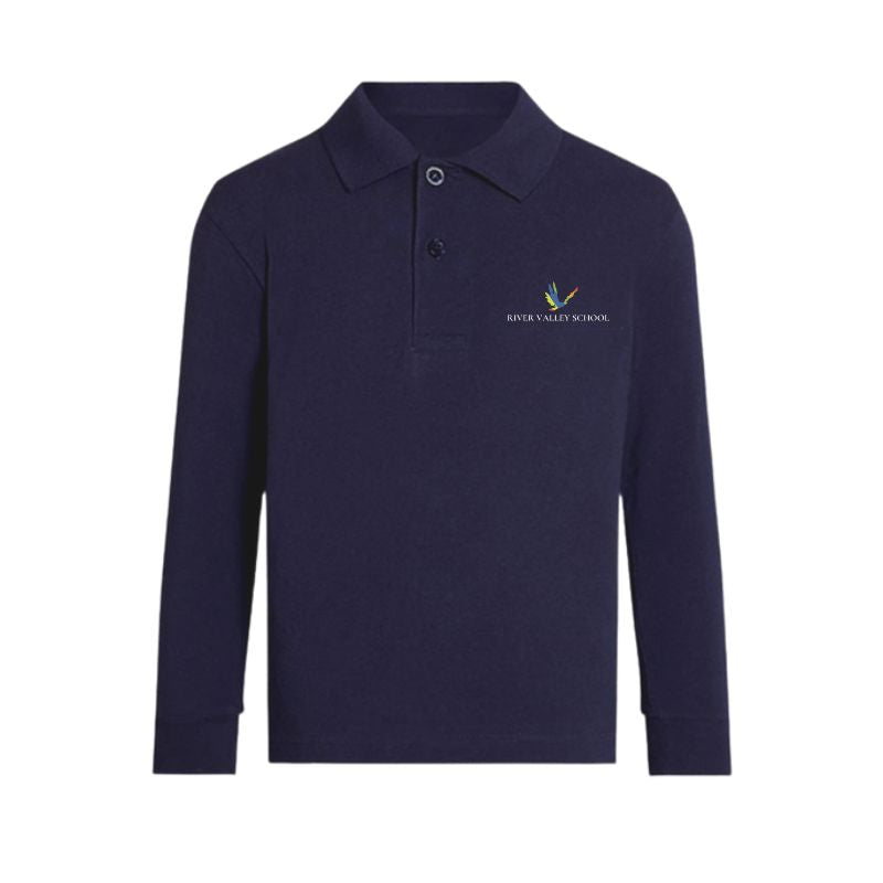RVS Premium Long Sleeve Polo NAV (9)