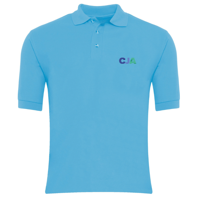 Light Blue CJA Premium Short Sleeve Polo (11)