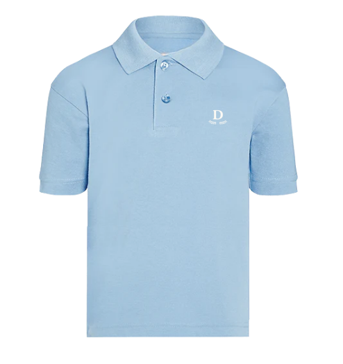 Light Blue Premium Short Sleeve Polo (DWN 11)