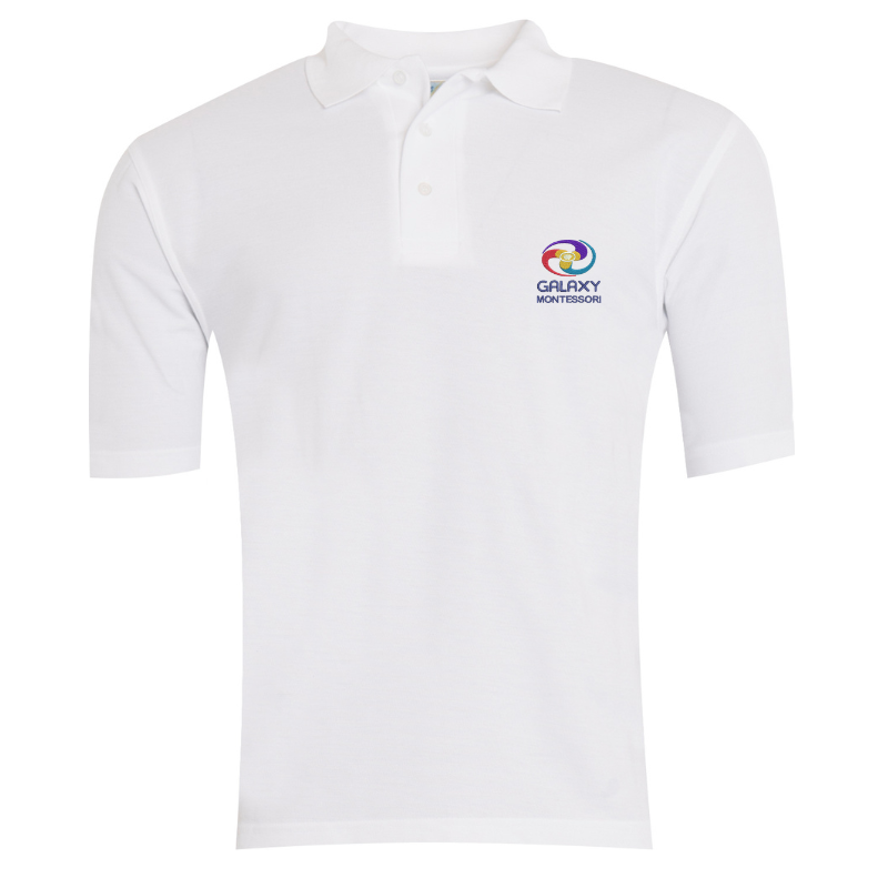 Polo GM0 blanc premium à manches courtes (3)