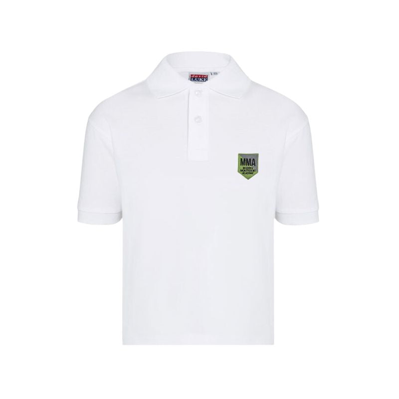 MM0 White Premium Short Sleeve Polo (2)