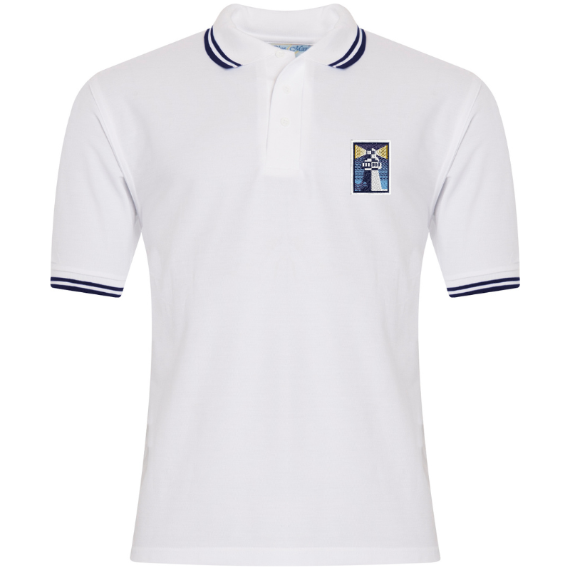 OCS White Premium Short Sleeve Polo (2XL)