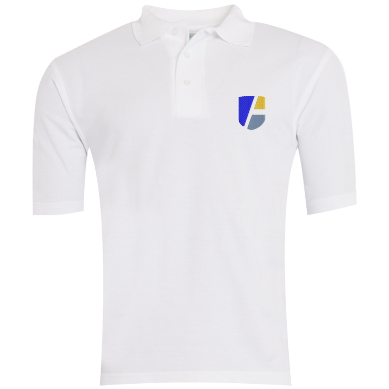 UA0 White Premium Short Sleeve Polo (AL)