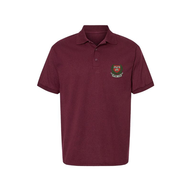 UYS Burgundy Premium Short Sleeve Polo (AM)
