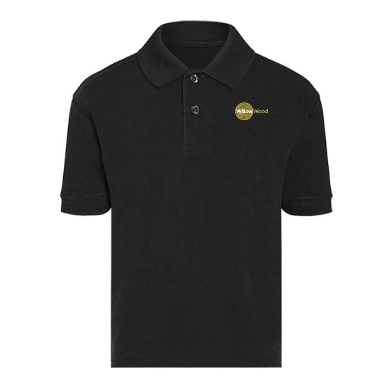 WWS Black Premium Short Sleeve Polo (AS)
