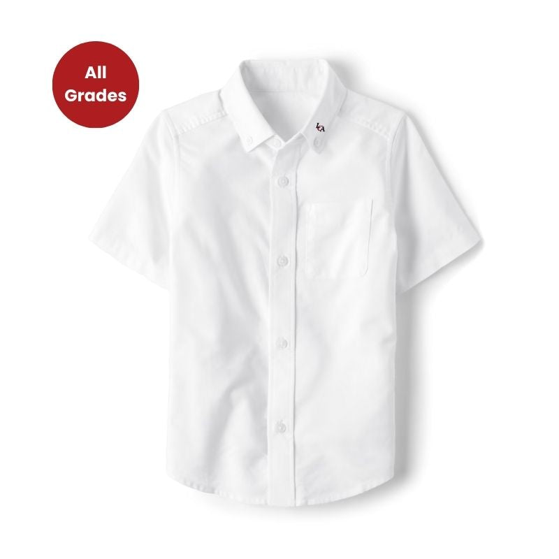 Chemise Oxford classique à manches courtes LCA (12,5)