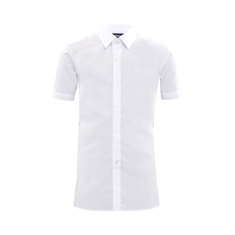 White Short Sleeve Formal Shirt (13)