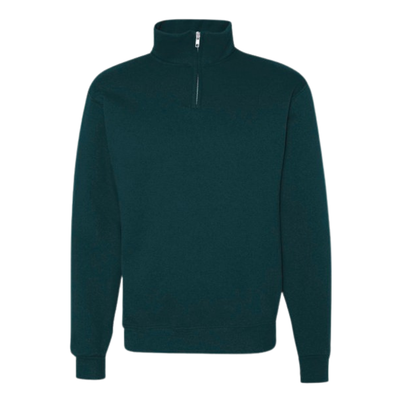 Green 1/4 Zip Sweatshirt (4)