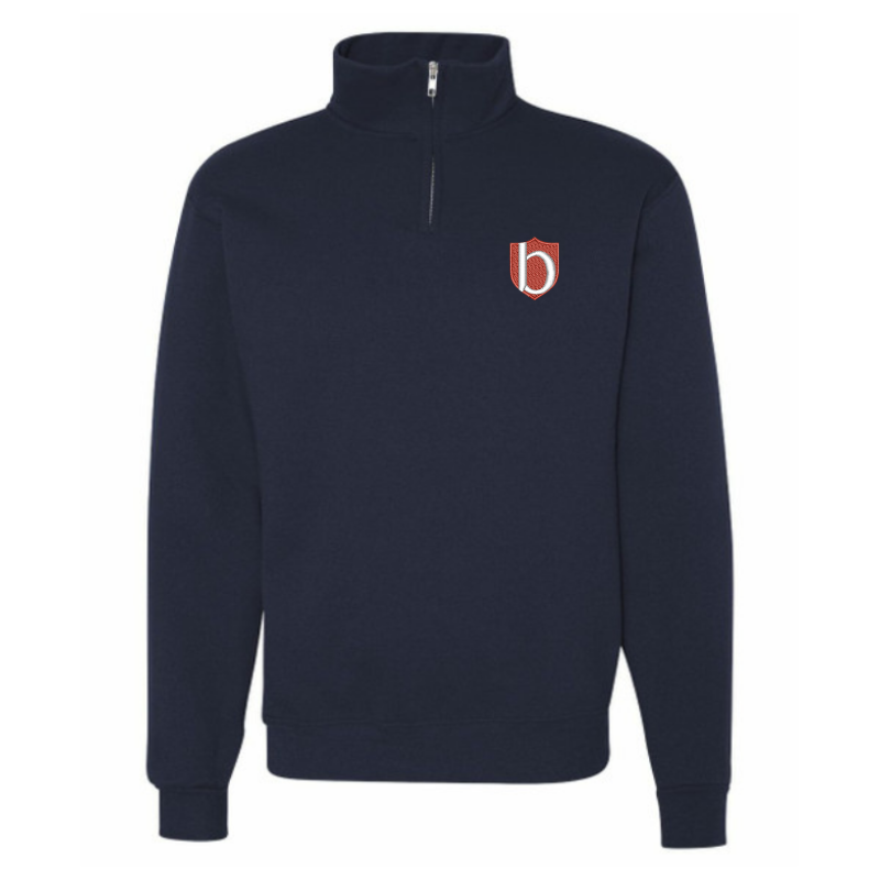 BA0 Navy 1/4 Zip Sweatshirt (2XL)