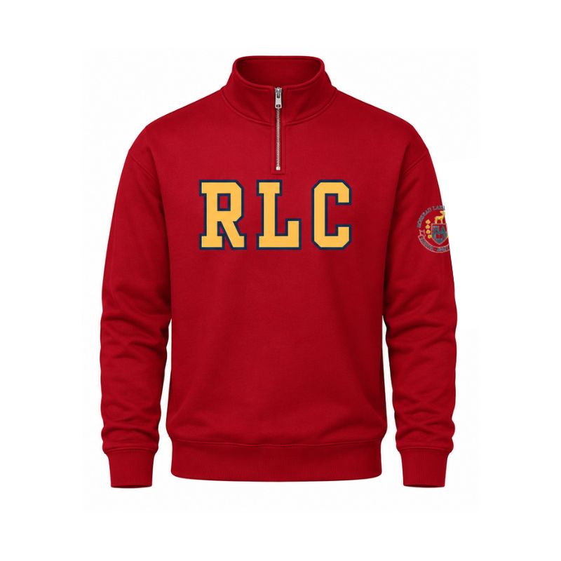 Red 1/4 Zip Sweatshirt (RLC AM)