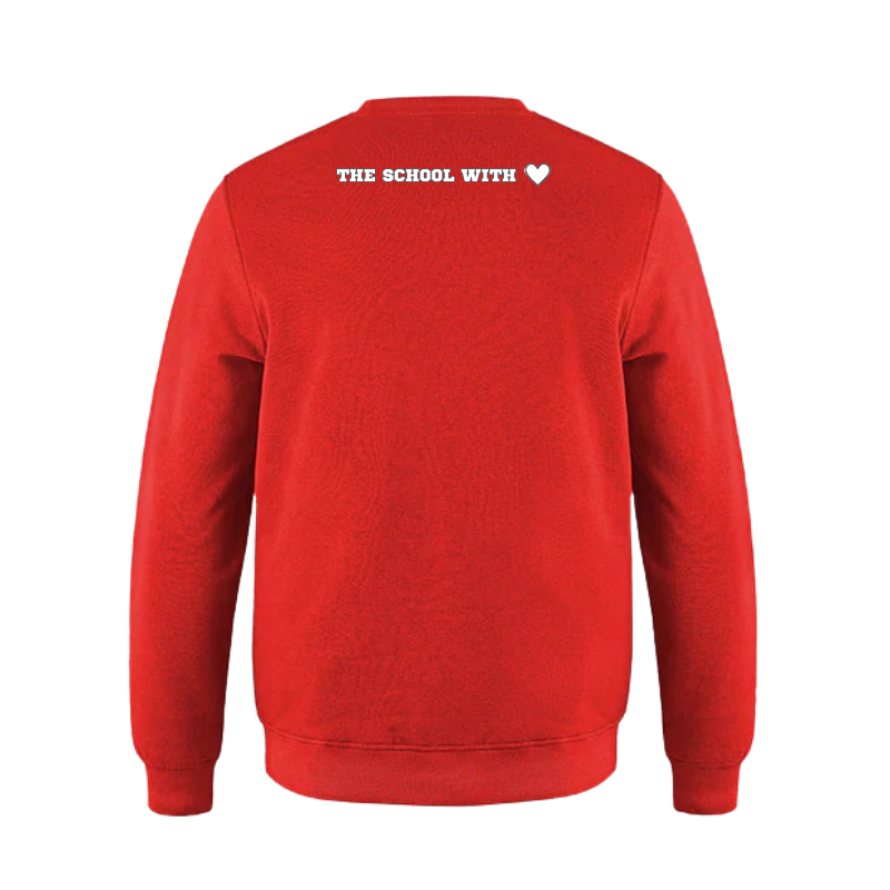Red Crewneck Sweatshirt (AS)
