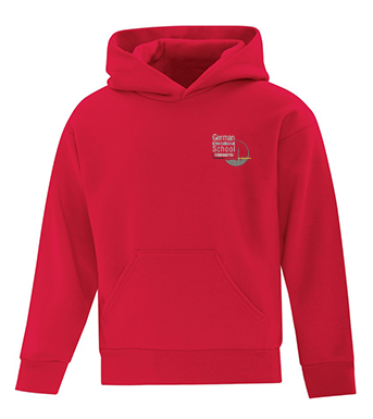 GIS Red Classic Pullover Hoodie (AL)
