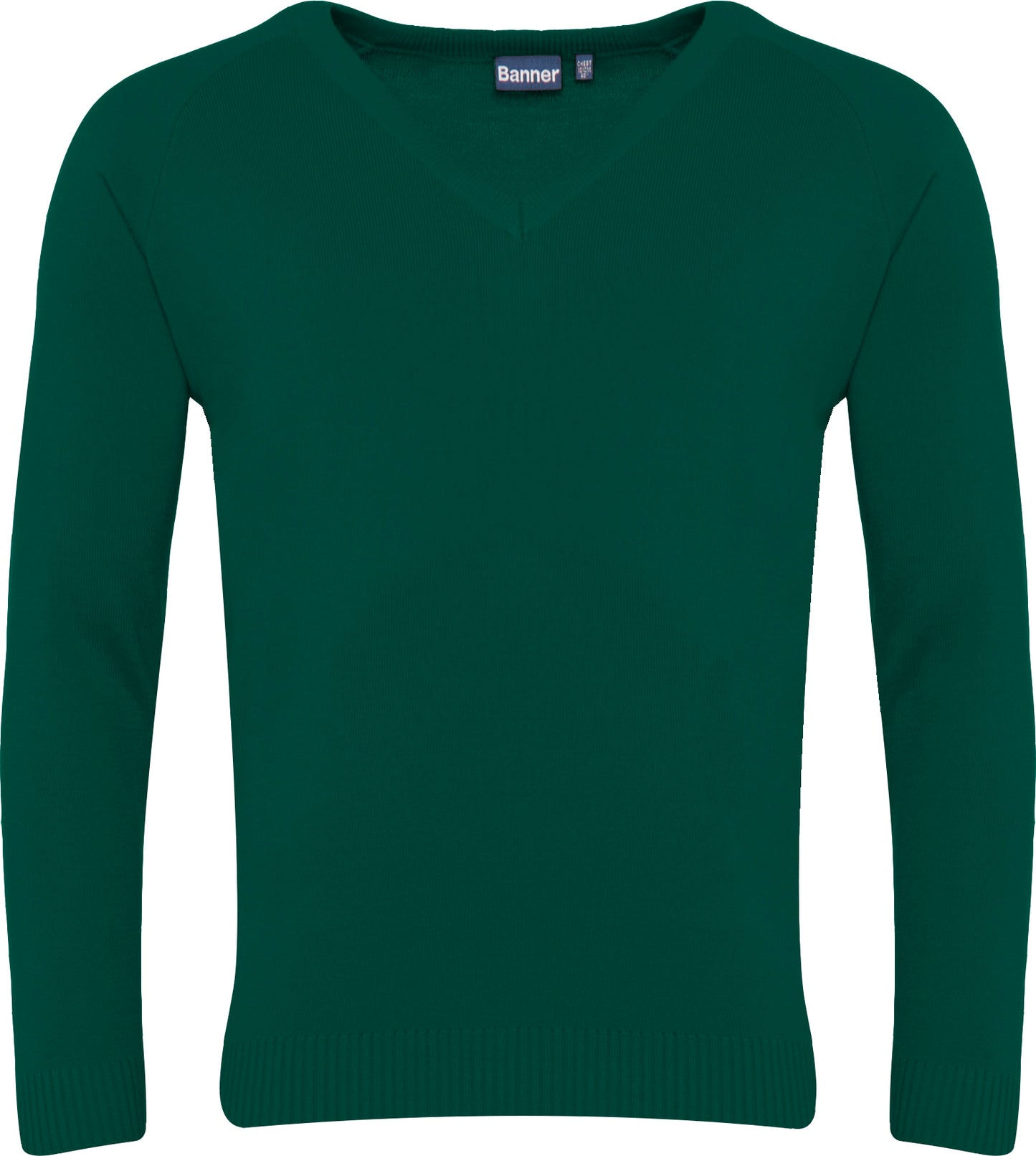 Pull vert à col en V (40)