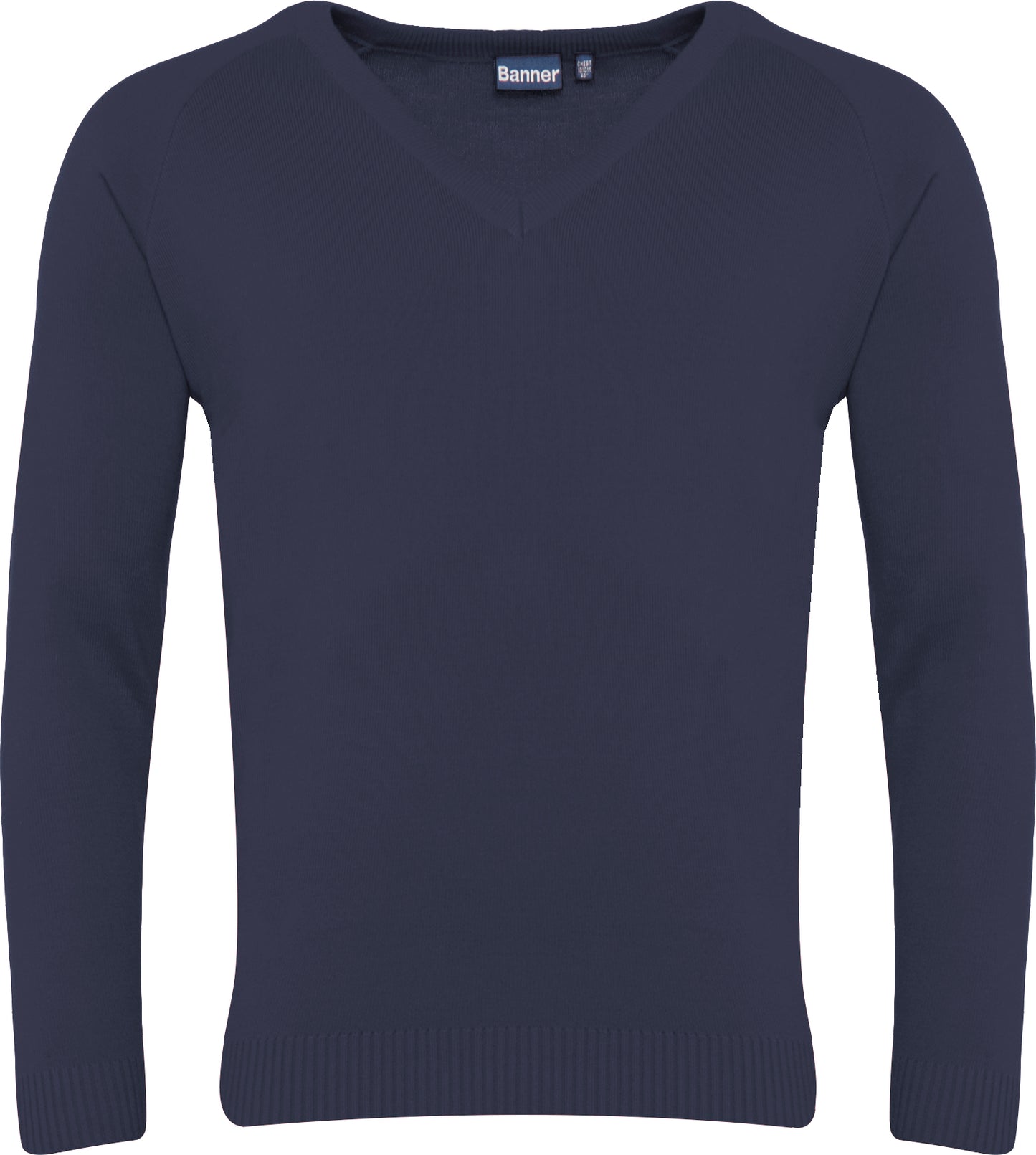 Navy V-Neck Sweater (32)