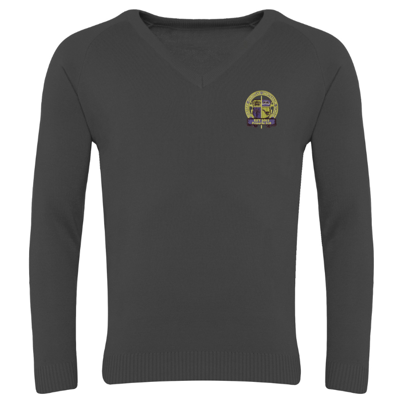 RCM Grey V-Neck Sweater (28)