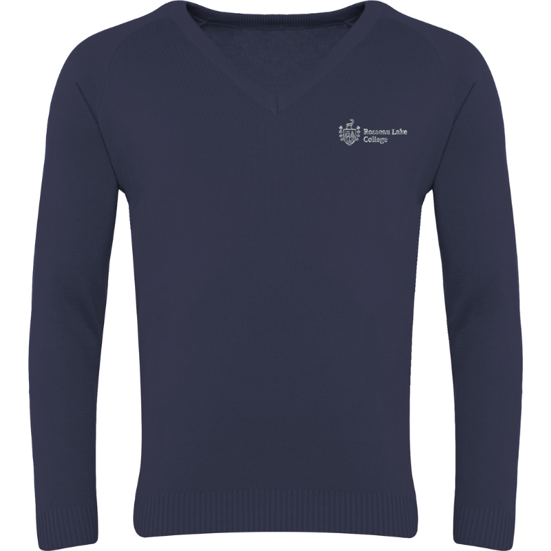 RLC Navy V-Neck Sweater (40-DISCONTINUED)