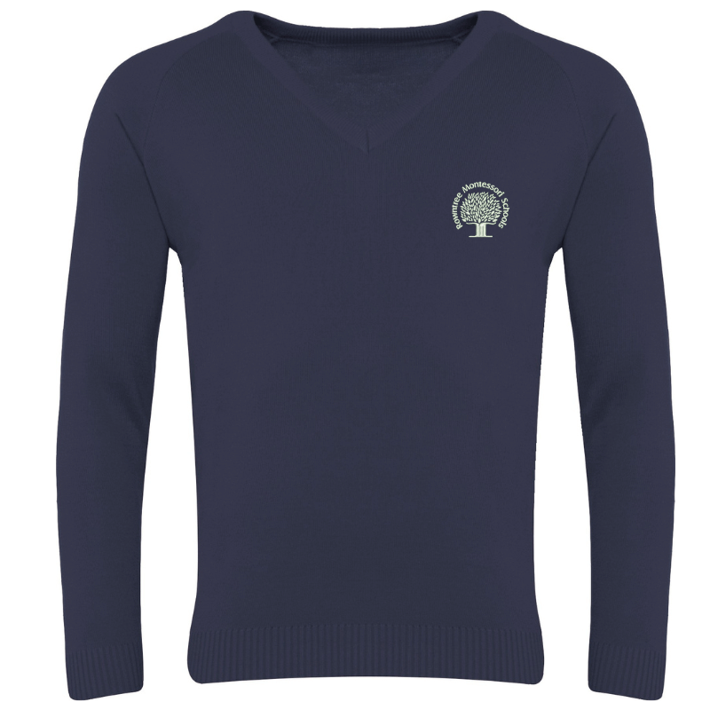 RTM Navy V-Neck Sweater-STAFF (44)