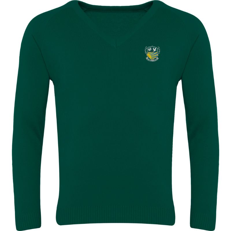 TGS Green V-Neck Sweater (38)