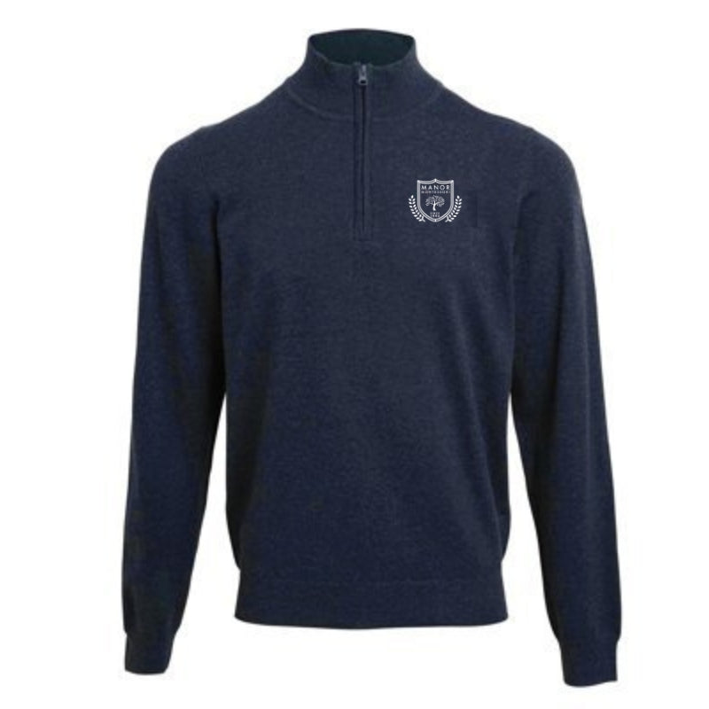 1/4 Zip Sweater - MMM (NAV 34)