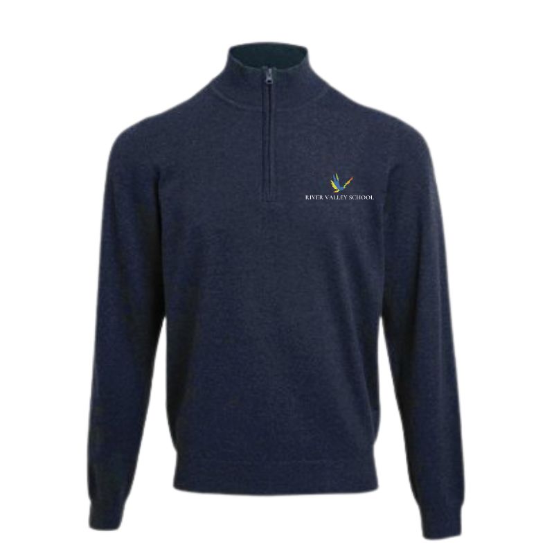 RVS Navy 1/4 Zip Sweater (28)