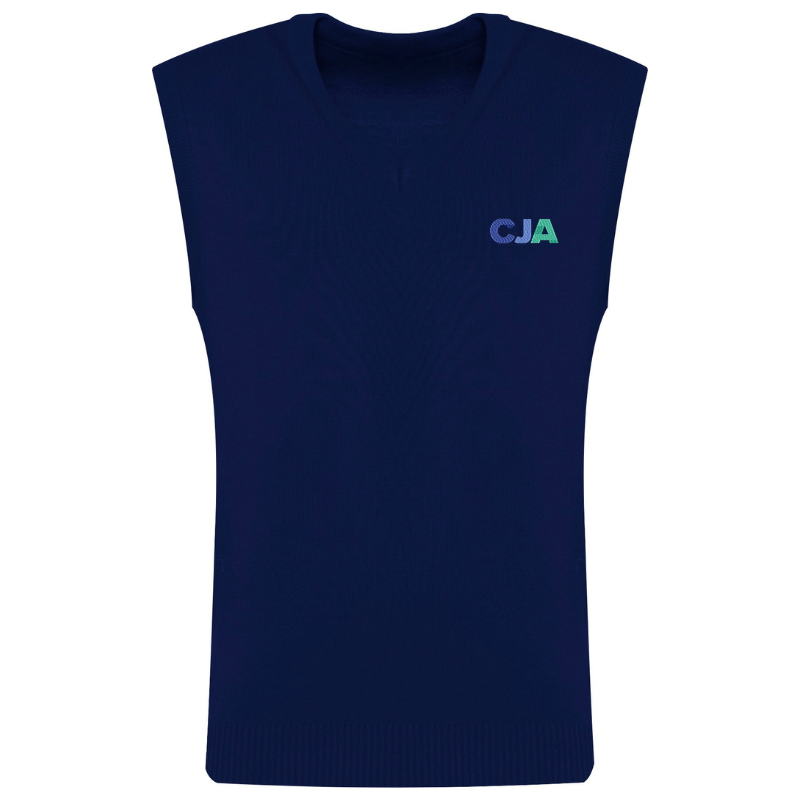 CJA Navy V-Neck Vest (26)