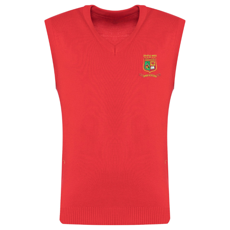 CMM Red V-Neck Vest (30)