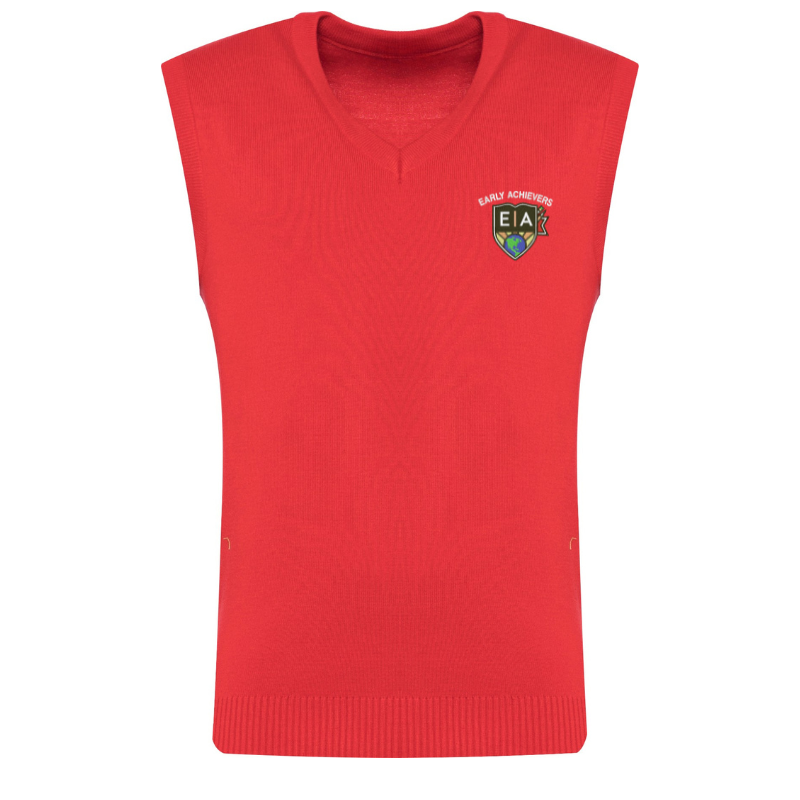 EAM Red V-Neck Vest (26)