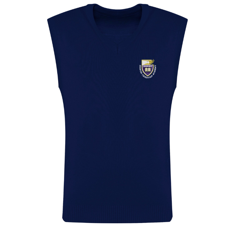 PCA Navy V-Neck Vest (26)