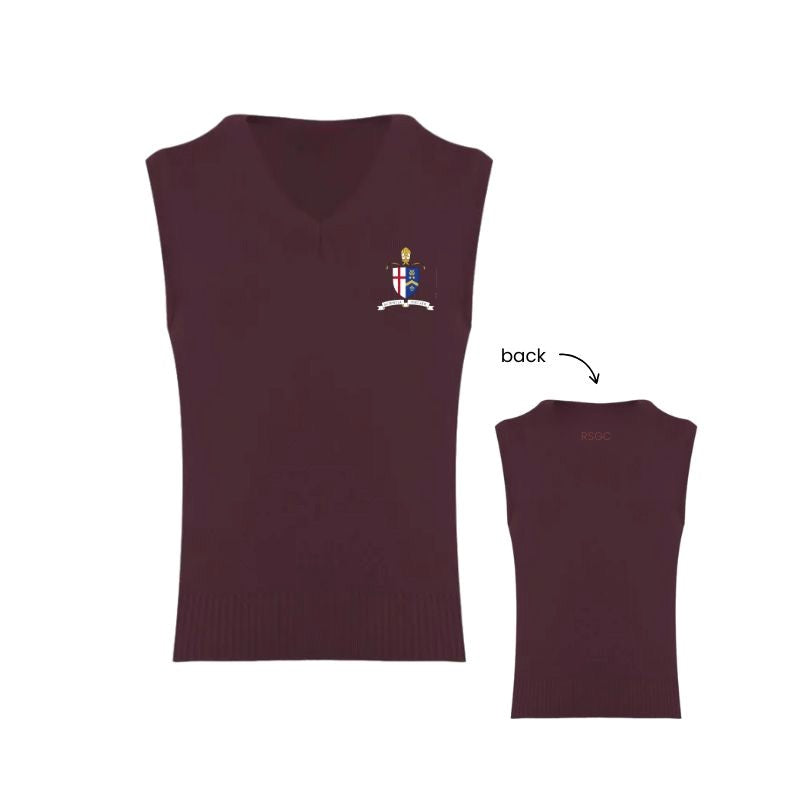 RSG Burgundy V-Neck Vest (26)