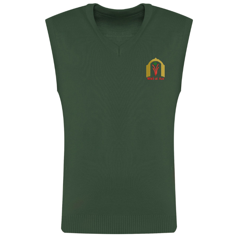 WES Green V-Neck Vest (44)