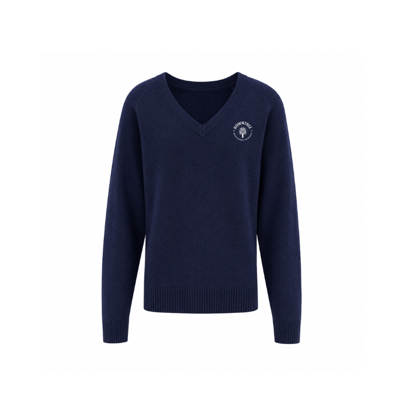 RTM Navy V-Neck Sweater-STAFF (44)