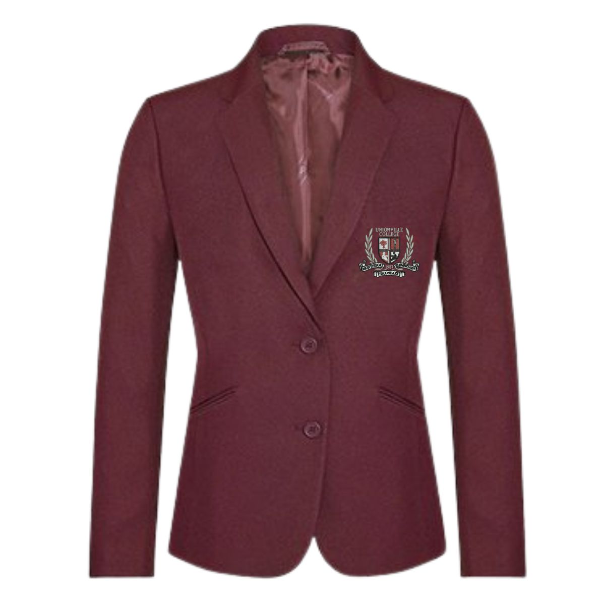 UM0 Burgundy Girls Eco Blazer (42)
