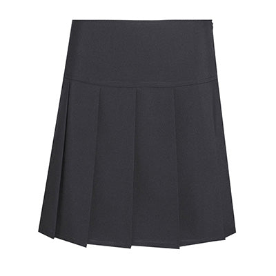 Jupe plissée Eco à taille basse noire (11)