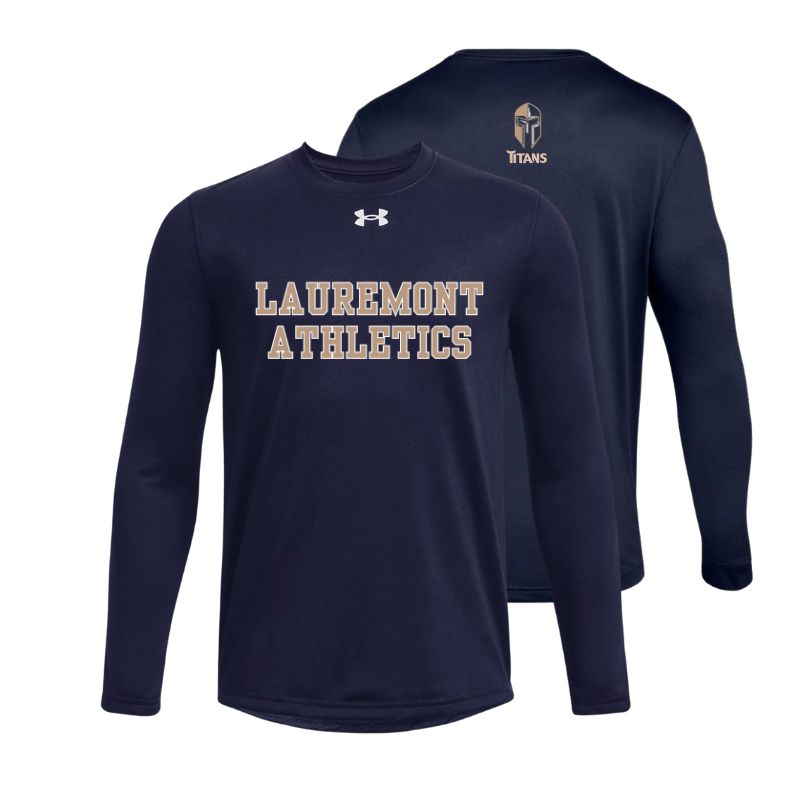 UA Womens Long Sleeve Locker T - LMT (NAV WM)