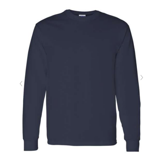 T-shirt de sport à manches longues bleu marine (AXL)