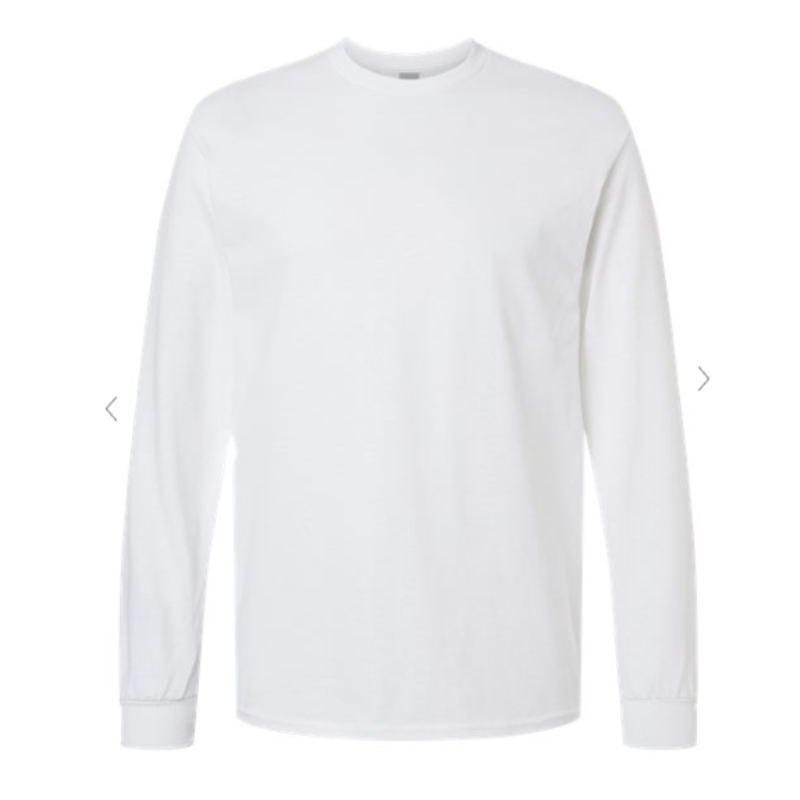 White Long Sleeve Gym Shirt (AL)