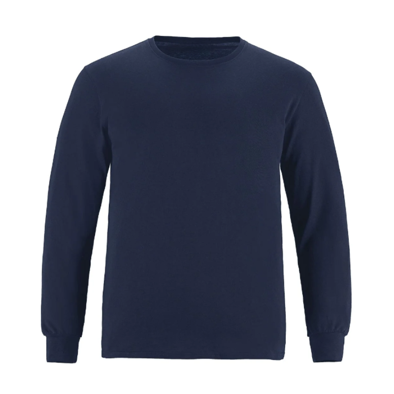 Navy Long Sleeve Gym T-Shirt (YS)