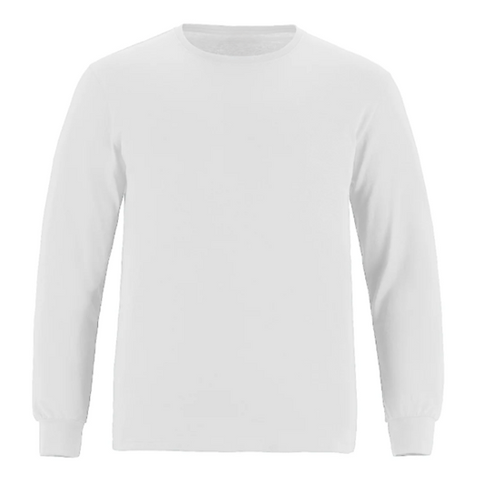 White Long Sleeve Gym T-Shirt (2XL)