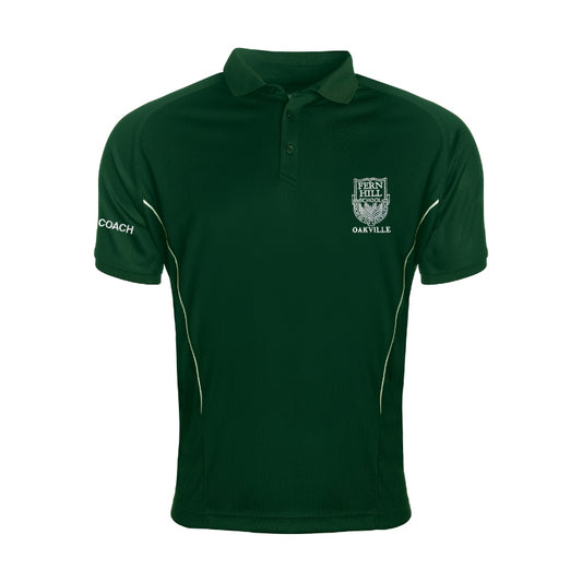 Coach - Polo d'entraînement de performance APTUS vert (FH0 46C)
