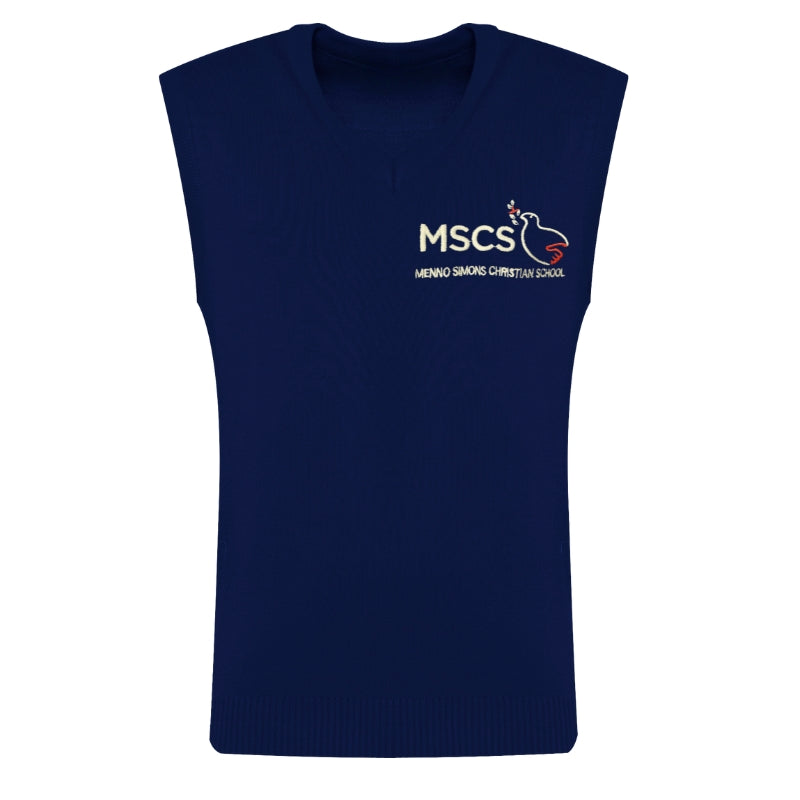 MSC Navy V-Neck Vest (42)