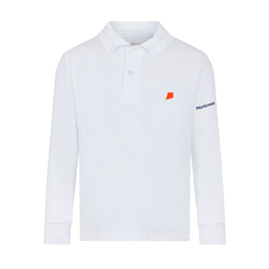 MST White Premium Long Sleeve Polo (2XL)