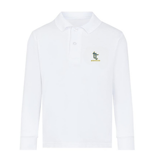 TTM White Premium Long Sleeve Polo (2)