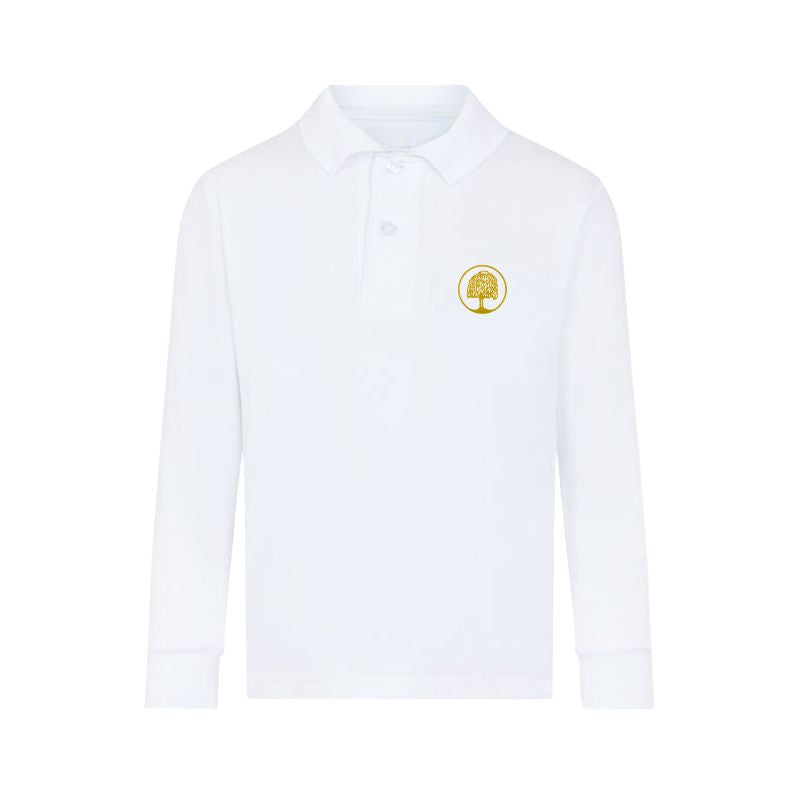 White Premium Long Sleeve Polo (WWS AL)
