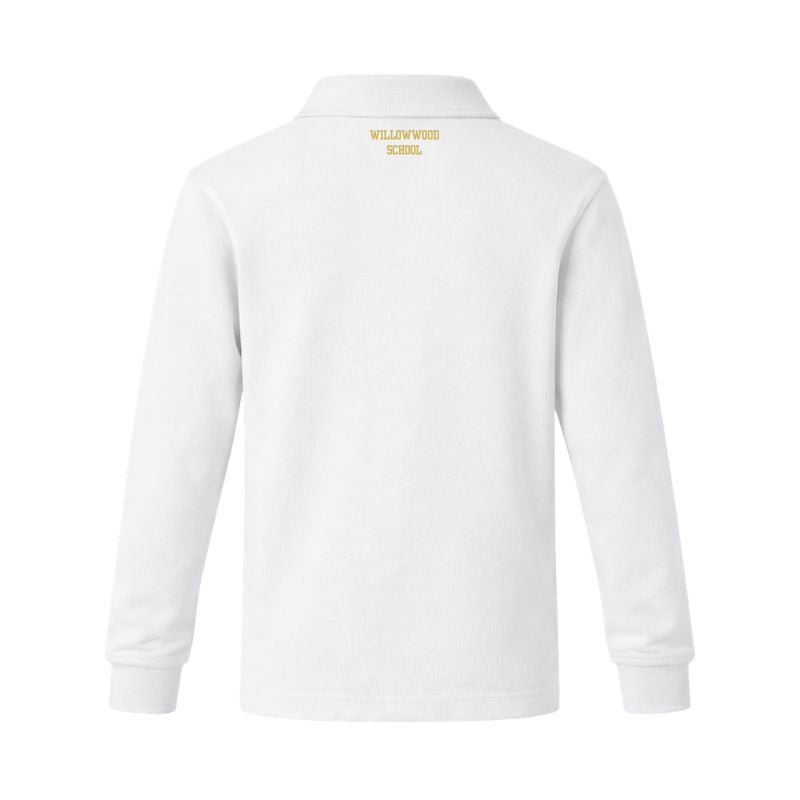 White Premium Long Sleeve Polo (WWS AL)