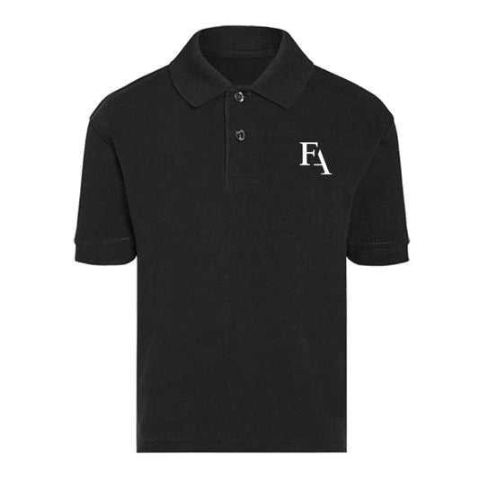 FAV Black Premium Short Sleeve Polo (AS)
