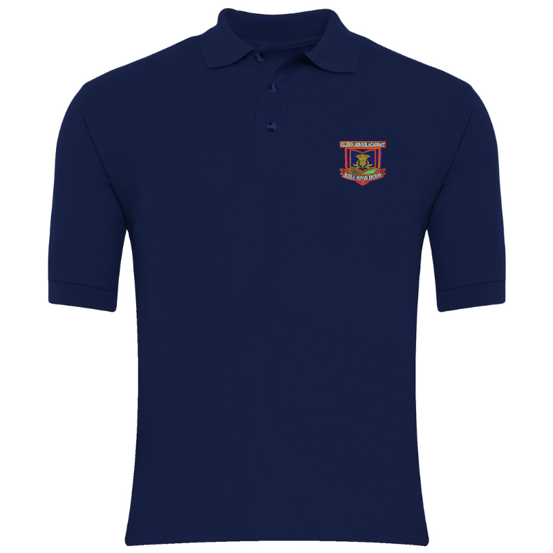 GAA Navy Premium Short Sleeve Polo (AM)