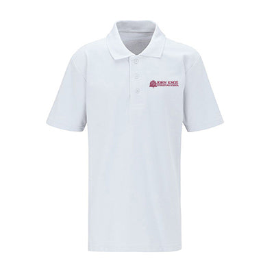 JKC White Premium Short Sleeve Polo (AM)