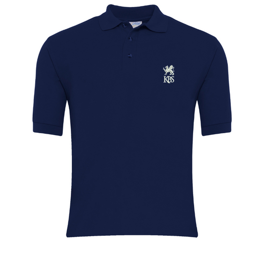 KBS Navy Premium Short Sleeve Polo (AXL)