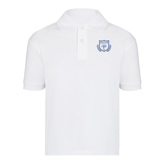 Polo MMM blanc premium à manches courtes (3)
